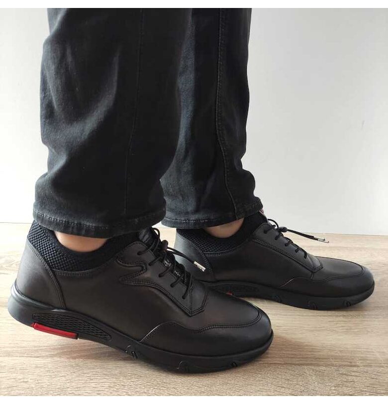 Ежедневни мъжки обувки  95150 01-N Black - черни - Черен Otter