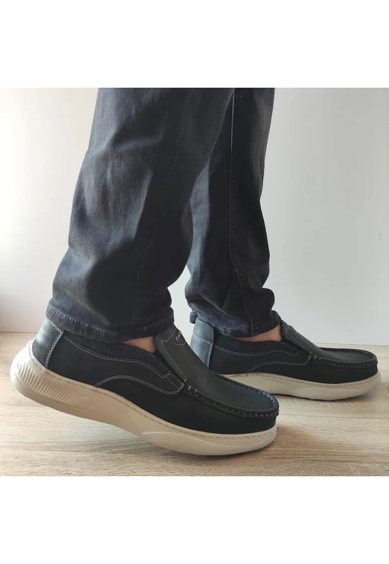 Ежедневни мъжки обувки B095 Black - черни - Черен Mels
