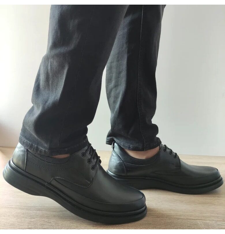 Ежедневни мъжки обувки  B41-207 Black - Черни - Черен GORETTI