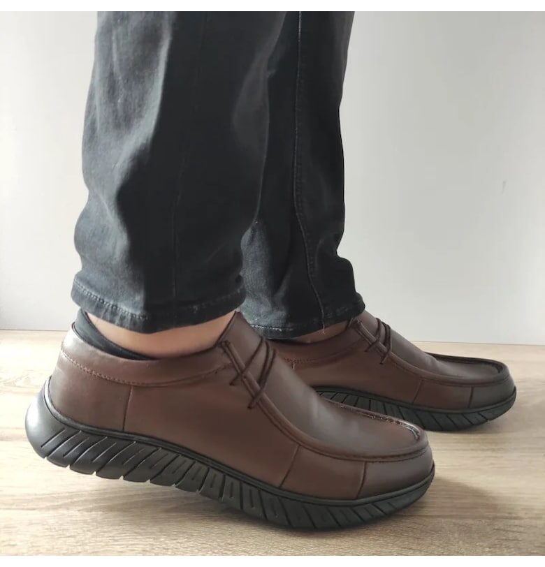 Ежедневни мъжки обувки  B64-1453 Maro - Кафяви - Кафяв GORETTI