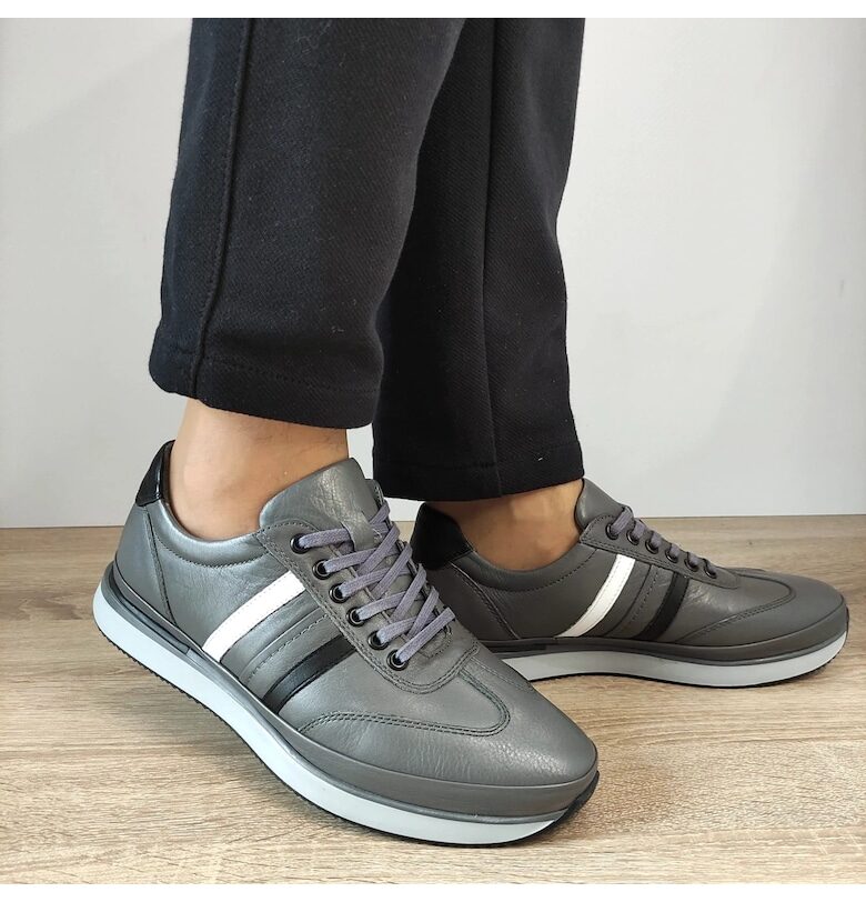 Ежедневни мъжки обувки  B67-2101 Grey - Сиви - Сив GORETTI