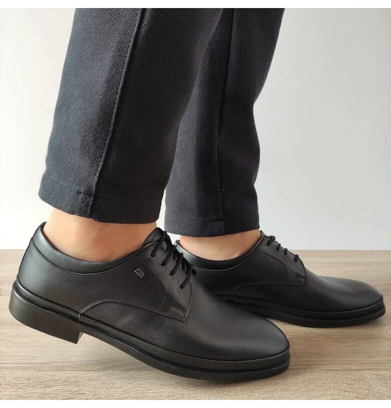 Ежедневни мъжки обувки Dr Jells Gr6291-J72 Black - черни - Черен Dr Jells