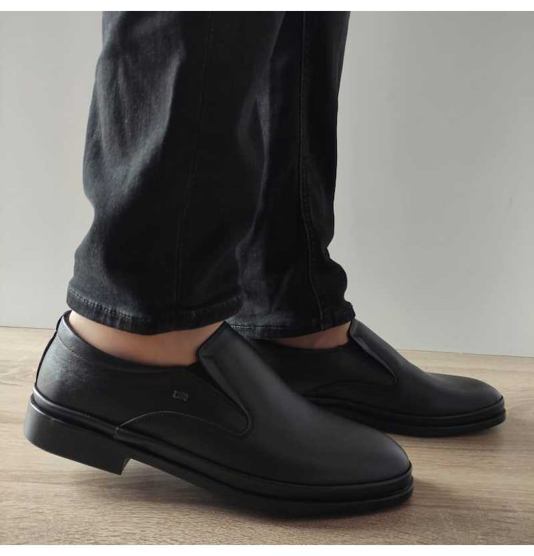 Ежедневни мъжки обувки Dr Jells Gr6292-J72 - черни - Черен Dr Jells