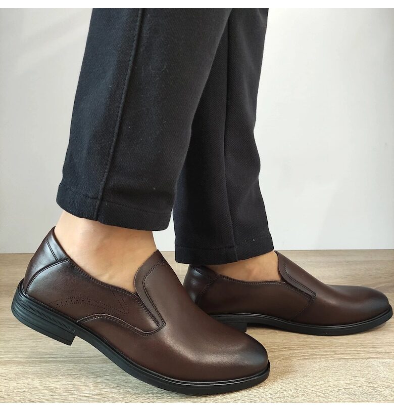 Ежедневни мъжки обувки  Wm2522 Кафяв - Кафяв - Кафяв Mels