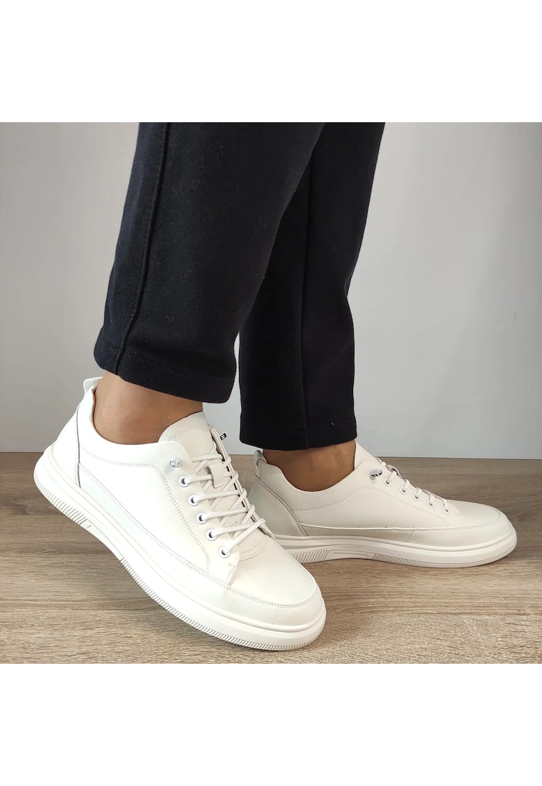 Ежедневни мъжки обувки Wx2515 Off White - Off White - Сив Mels