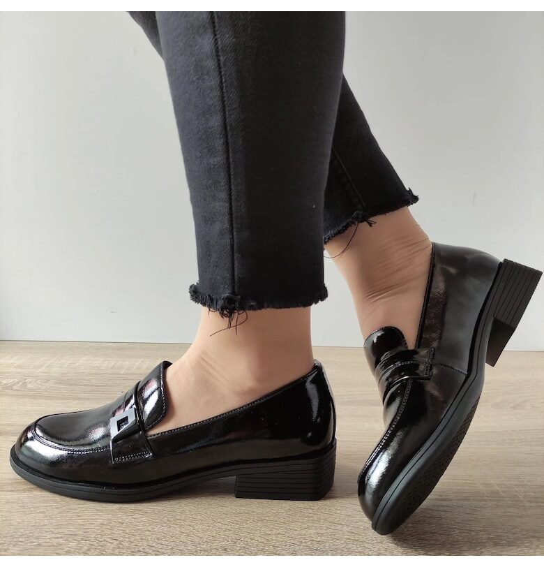 Ежедневни обувки Дамски  200415-71 черен лак - 39 - черен лак FORMAZIONE