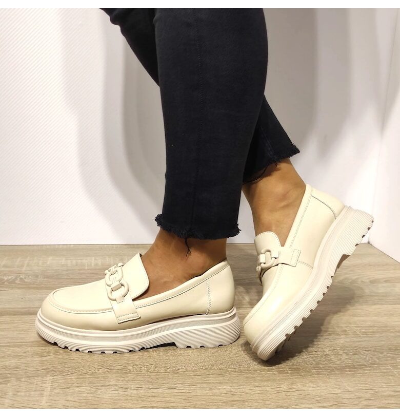 Ежедневни обувки Дамски  37822 Cream - Крем - Крем FORMAZIONE