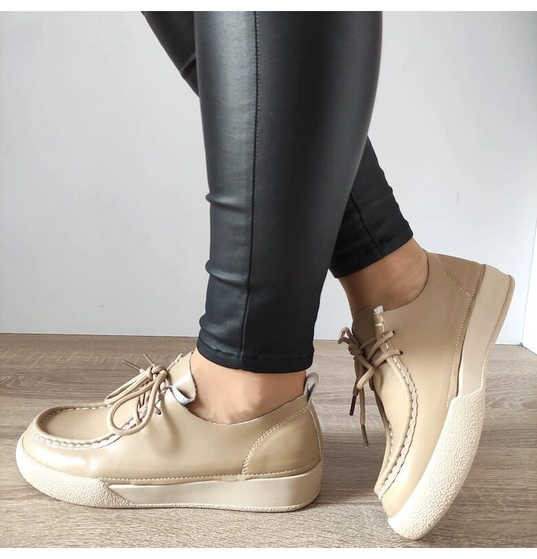 Ежедневни обувки Дамски  T23089 Apricot - 36 - Apricot FORMAZIONE