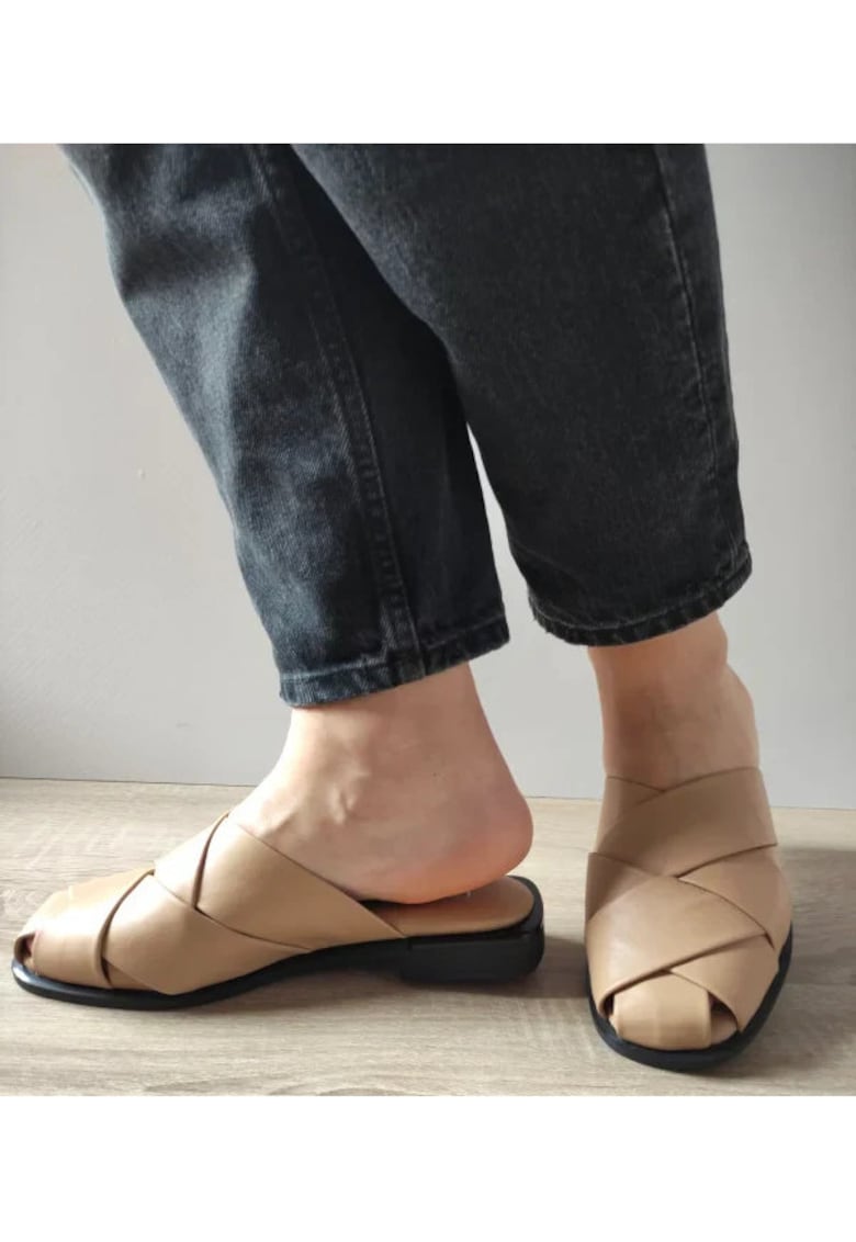 Ежедневни сабо дамски 061 38604 Бежови - Бежови - Бежов DOGATI