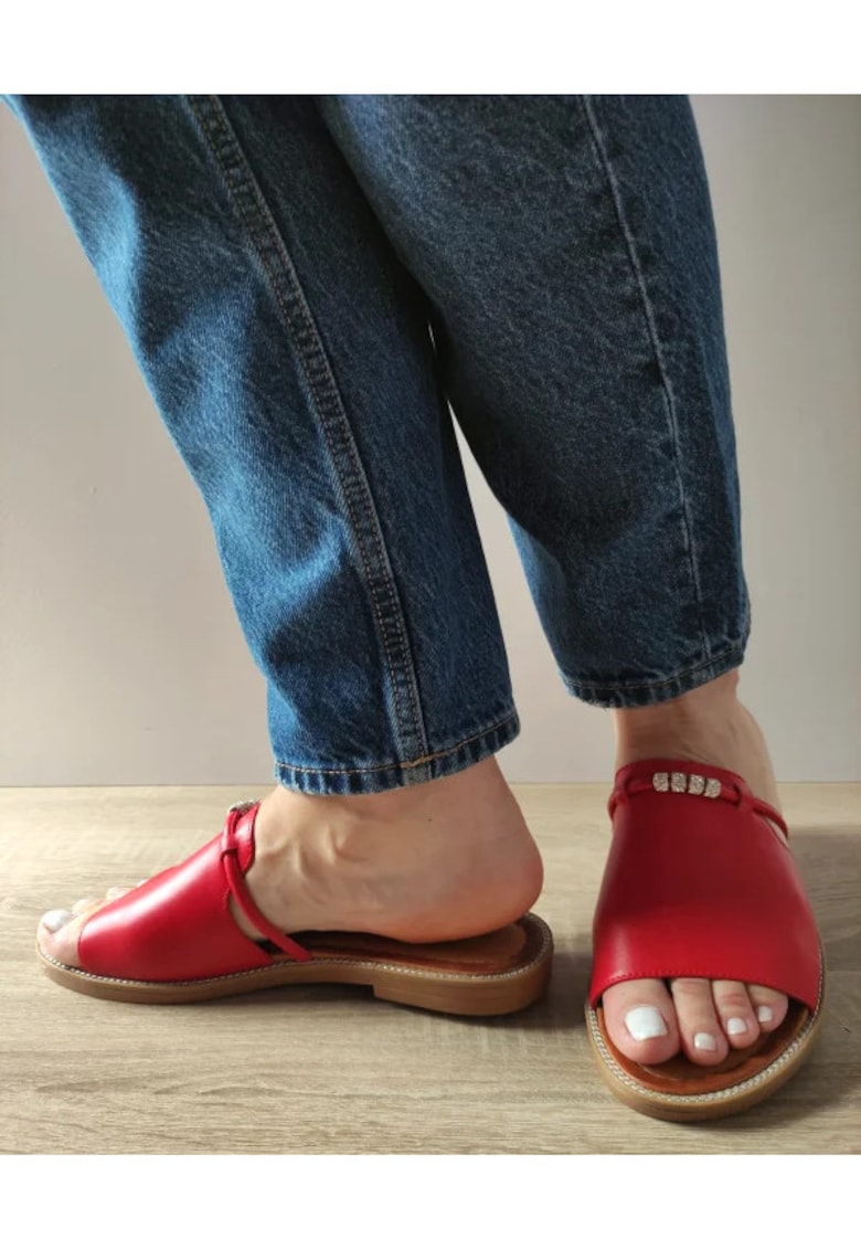 Ежедневни сабо дамски 10993 Rosii - Червено - Червен DOGATI