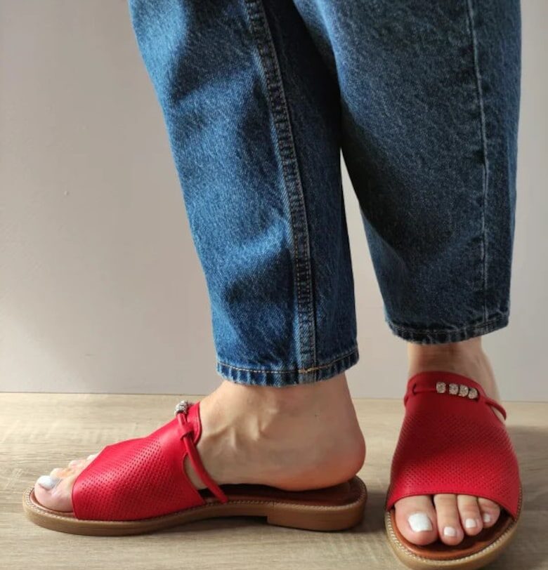 Ежедневни сабо дамски  11007 Червено - Червен DOGATI