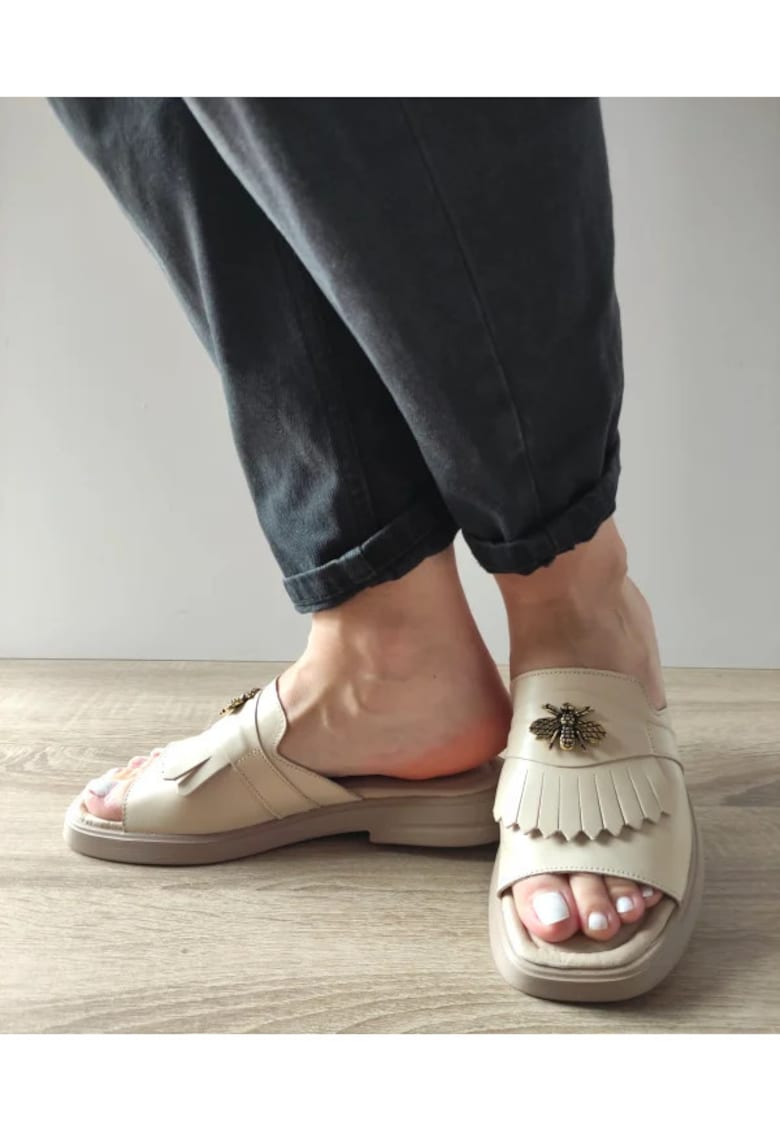 Ежедневни сабо дамски 173004 Бежов - Бежов - Бежов Nicolis