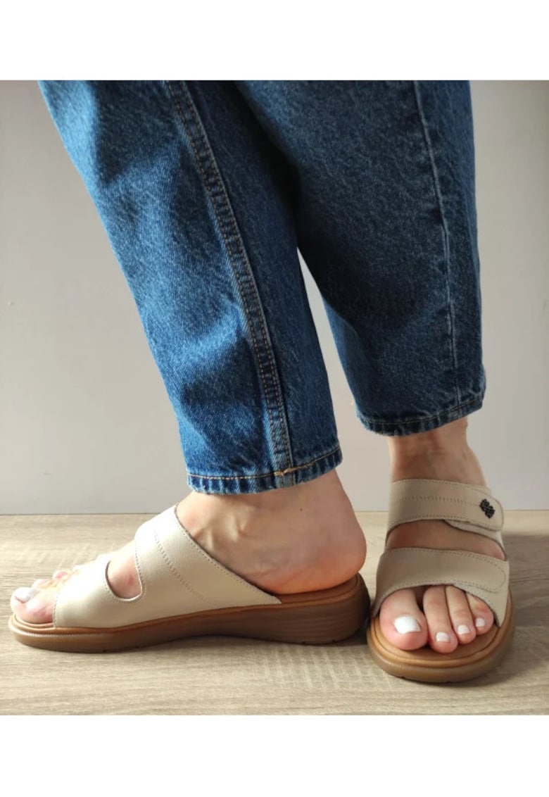 Ежедневни сабо дамски 33173- Крем - Крем FORMAZIONE