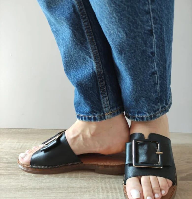 Ежедневни сабо дамски  60013 01-N Черни - Черен - Черен Pass