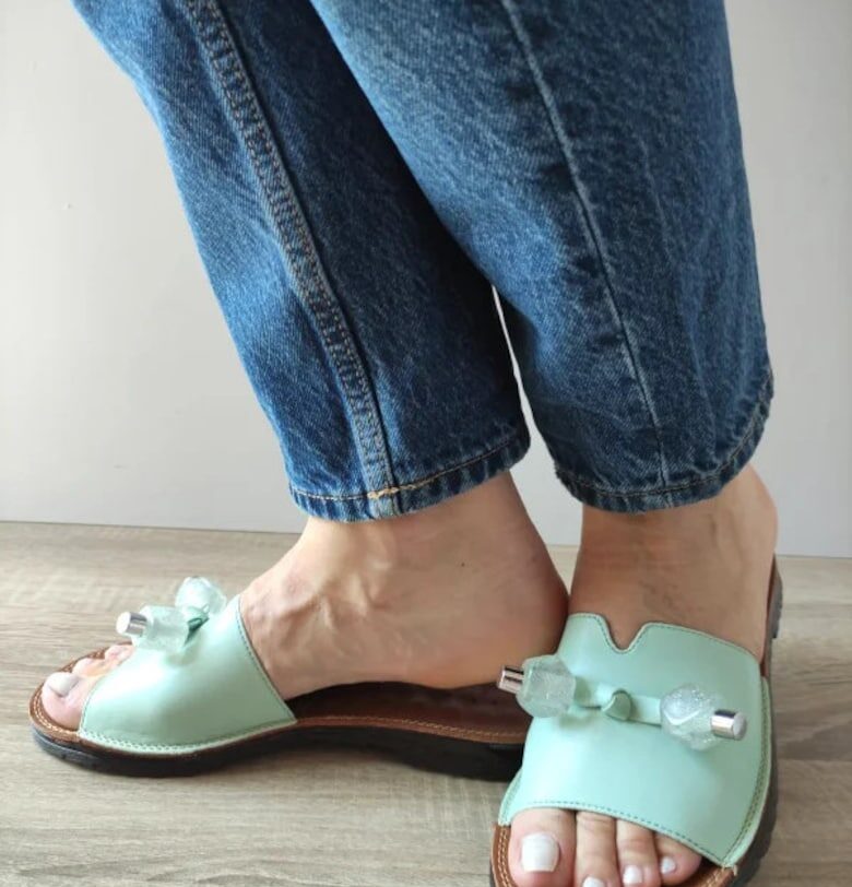 Ежедневни сабо дамски  70448 B1-N Vernil - Зелен - Зелен Pass