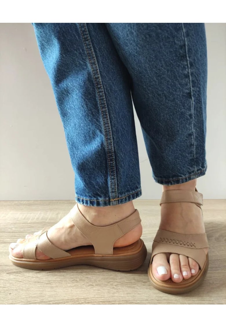 Ежедневни сандали Дамски 33182 Apricot - Apricot - Apricot FORMAZIONE