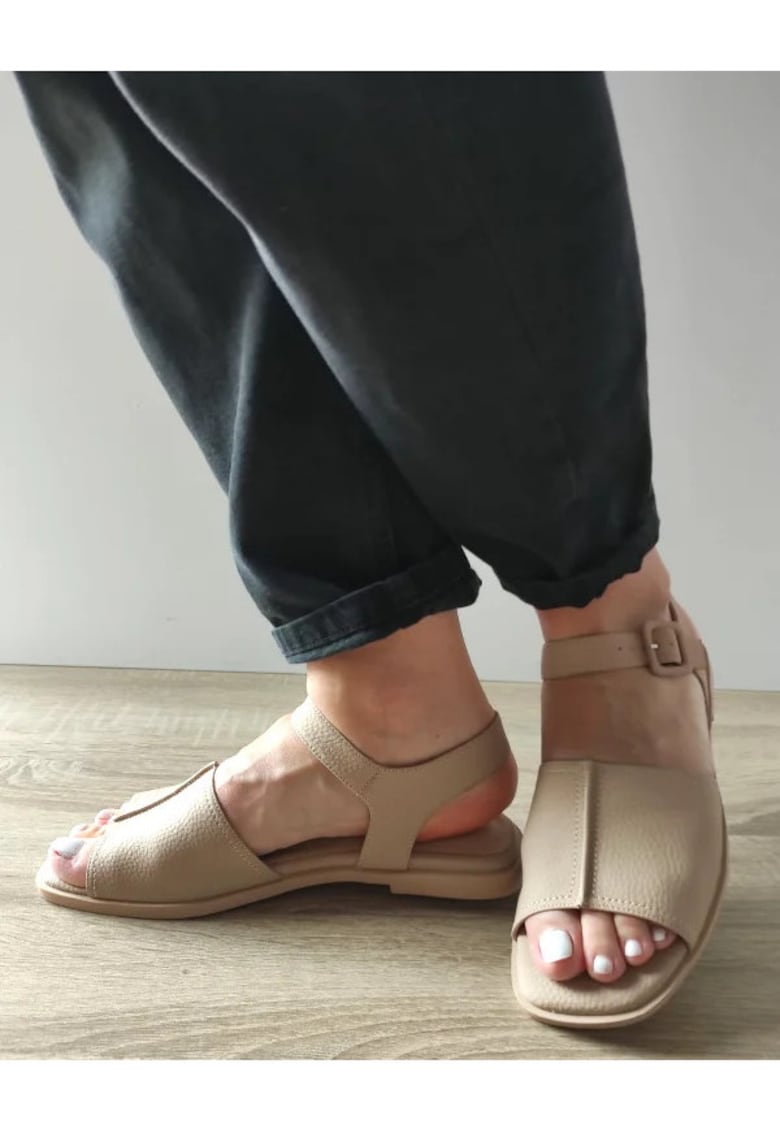 Ежедневни сандали Дамски 60031D 03-N Бежов (Кайсия) - Бежов - Бежов Pass