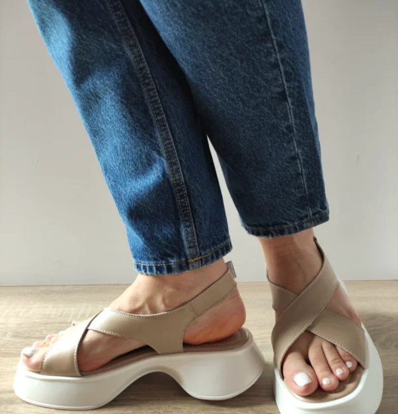 Ежедневни сандали Дамски  K249-2 Кайсия - Apricot FORMAZIONE