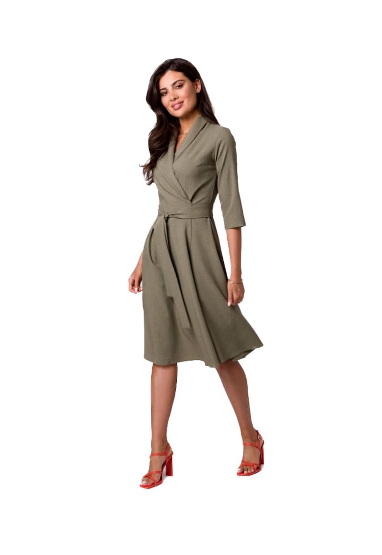 Елегантна дамска рокля - Ibliramur - Зелен BeWear