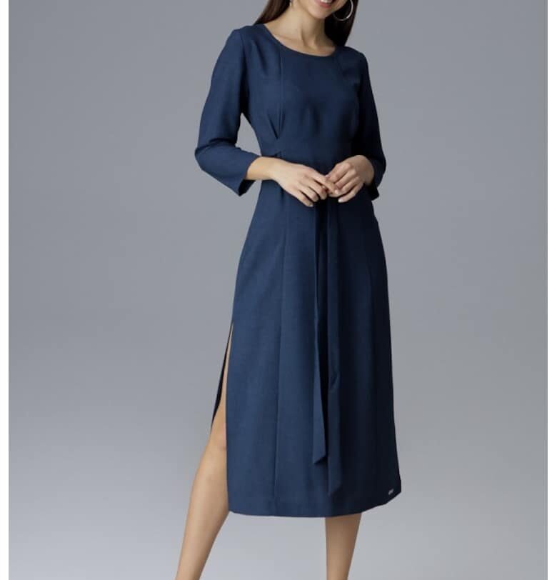 Елегантна рокля модел 126024 Figl