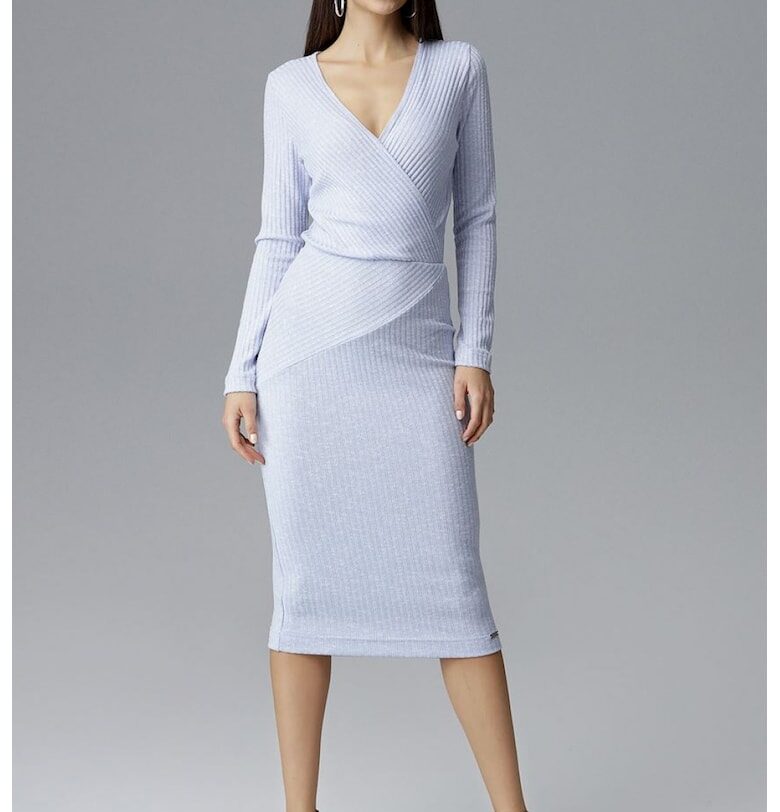 Елегантна рокля модел 126210 Фиг Figl