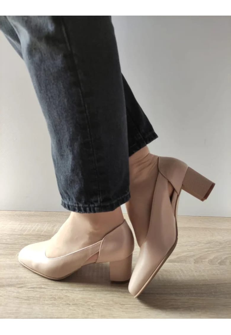 Елегантни Дамски Обувки 25337 Нюд (Слонова кост) - Hюд цвят Antonio