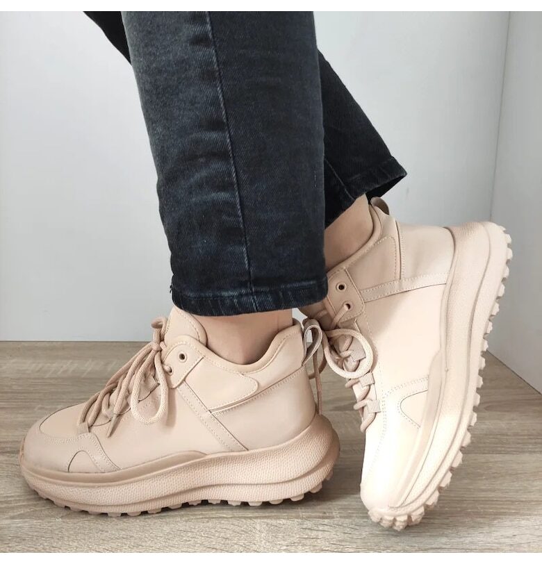 Елегантни дамски боти  F682-2 Beige - Бежови - Бежов FRANCO GERARDO