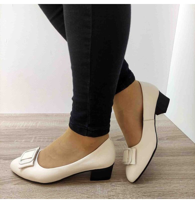 Елегантни дамски обувки  220715 Cream - 37 - Cream FORMAZIONE