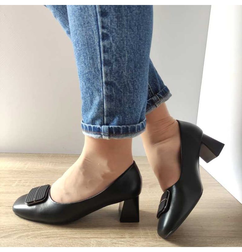 Елегантни дамски обувки  Tp2377-2 Black - черни - Черен FORMAZIONE