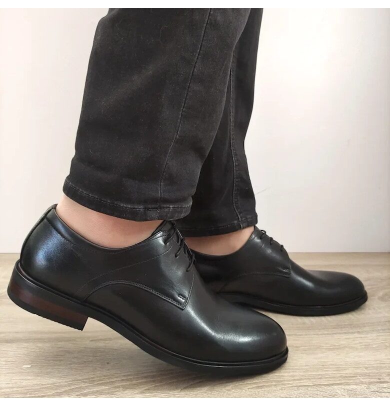 Елегантни мъжки обувки  103-59B-19 Черни - Черни - Черен GORETTI