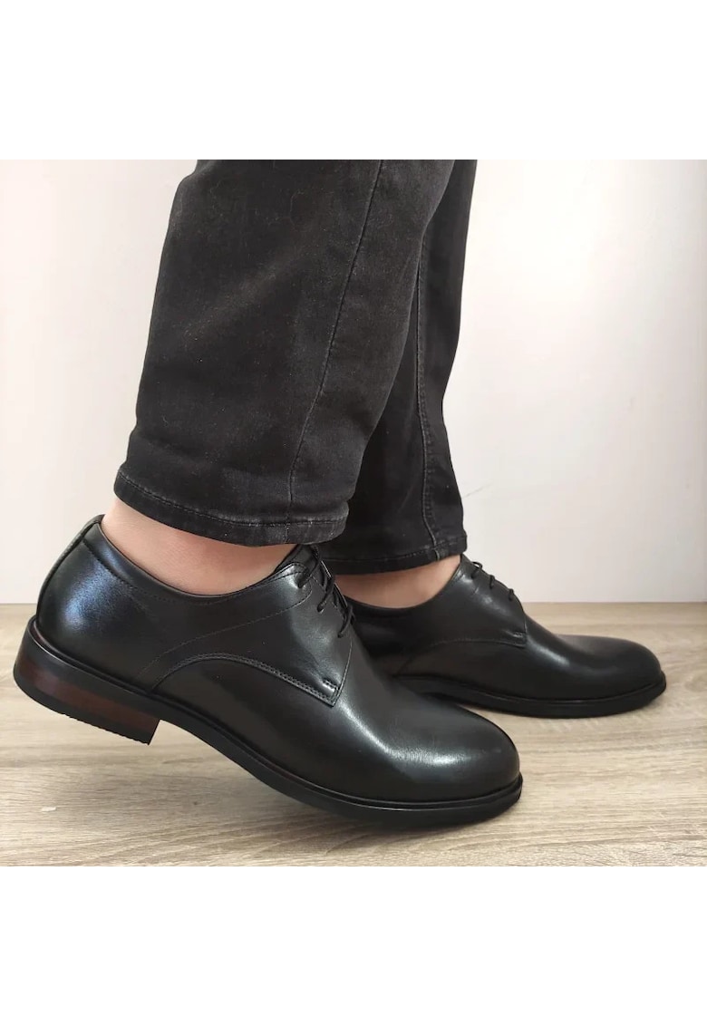 Елегантни мъжки обувки 103-59B-19 Черни - Черни - Черен GORETTI