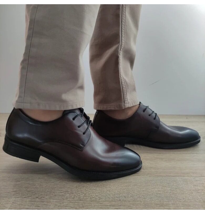 Елегантни мъжки обувки  23606 Maro Florantic - Кафяви - Кафяв ELDEMAS