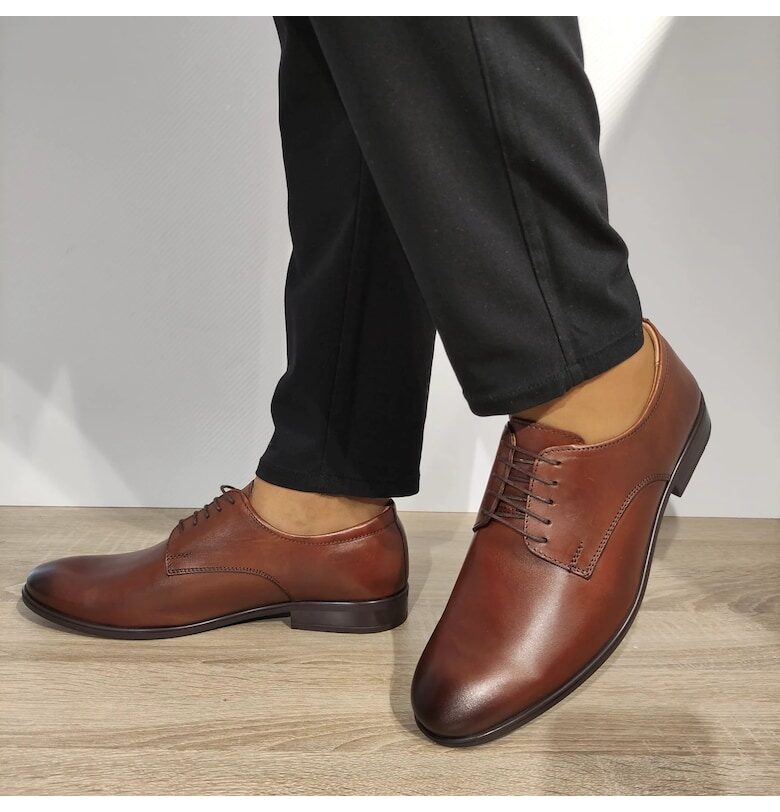 Елегантни мъжки обувки  275 - Кафяв Cobra