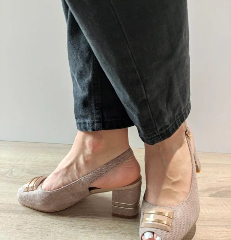 Елегантни сандали - дамски  360063C 03-I - Бежов - Велур - Принт - Бежов - Бежов Epica