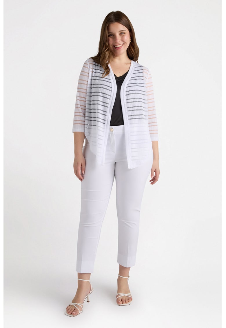 Жилетка без закопчаване - Бял Fiorella Rubino