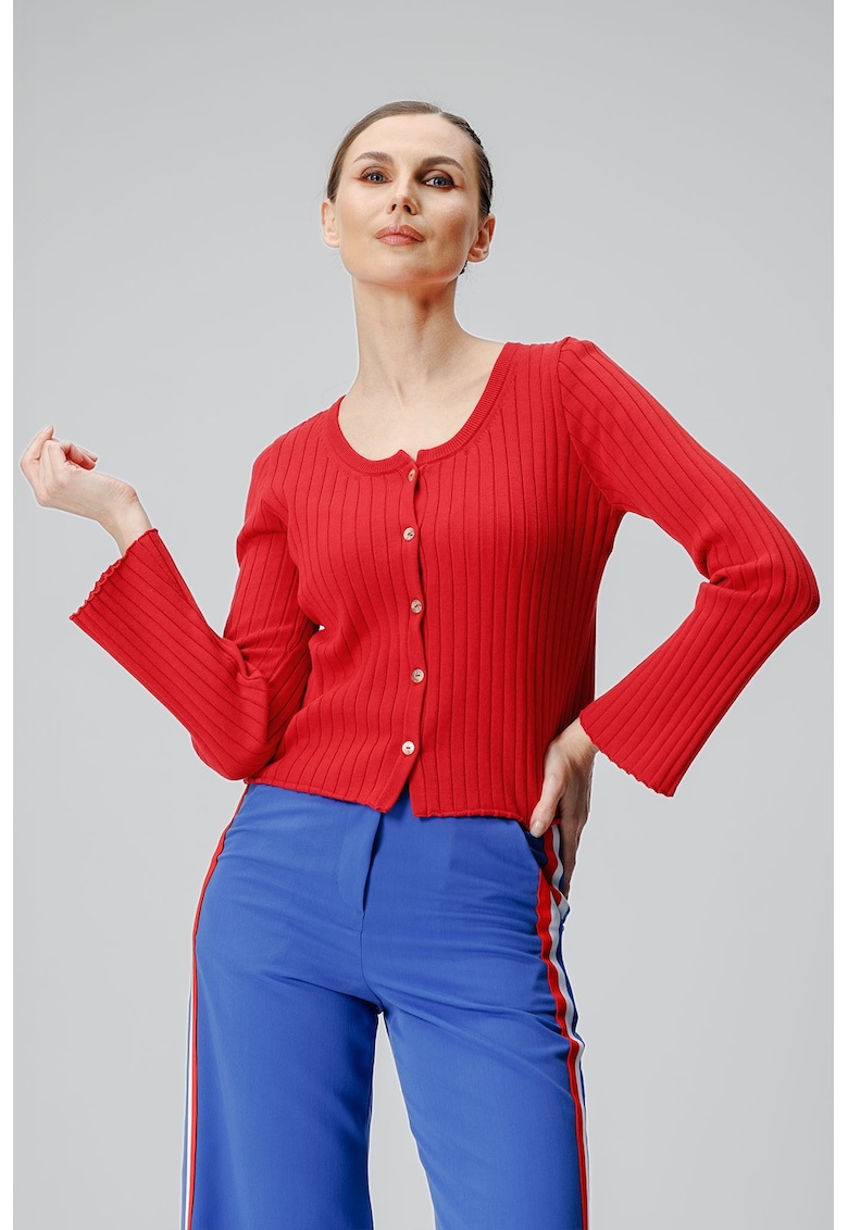 Жилетка с копчета - Червен Laneria