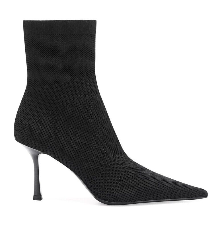 Заострени боти - Черен Potamy