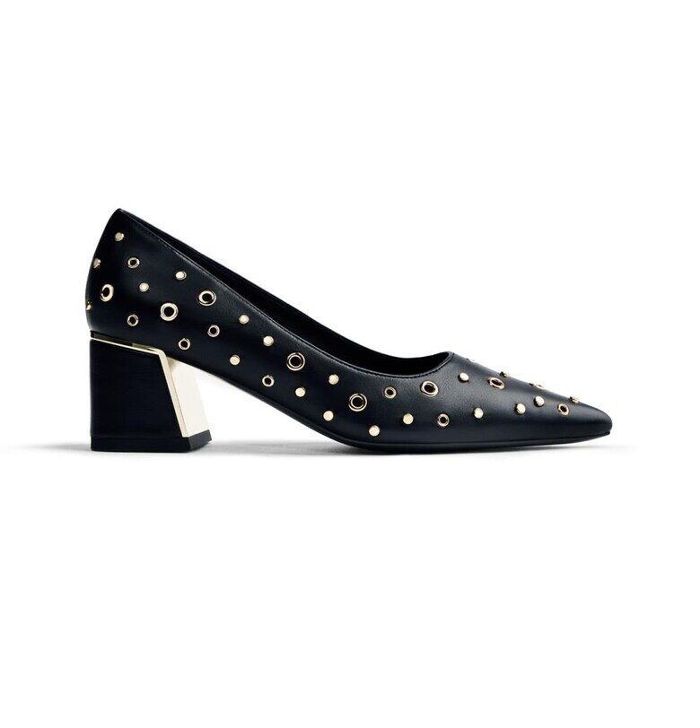 Заострени обувки Hibbing с капси - Черен Gioseppo