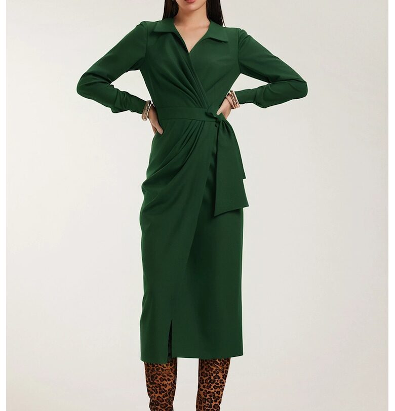 Застъпена рокля Margot Alina Cernatescu