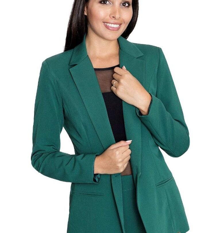 Зелено официално дамско яке  Bleomour M562 - Зелен Figl