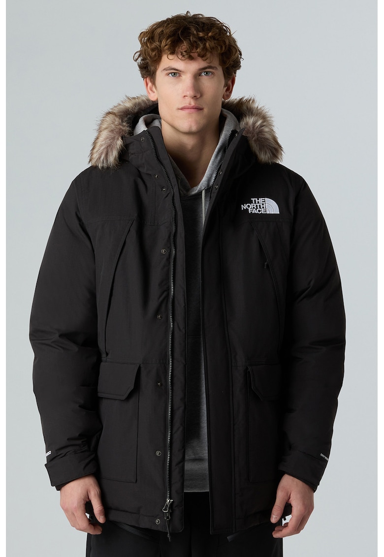 Зимна парка с качулка - Черен The North Face