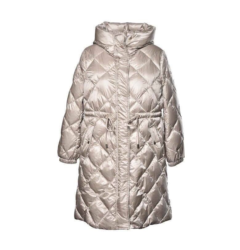 Зимна парка с пухена вата и качулка - Бежов Baldinini