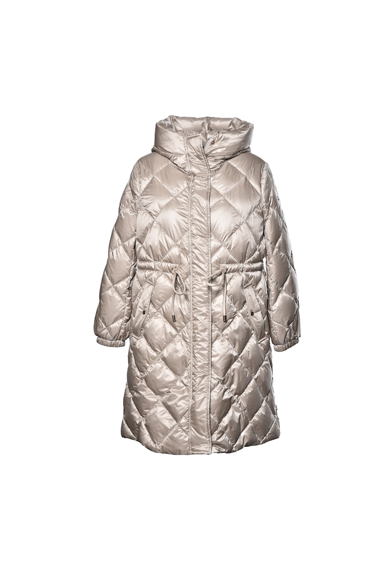 Зимна парка с пухена вата и качулка - Бежов Baldinini