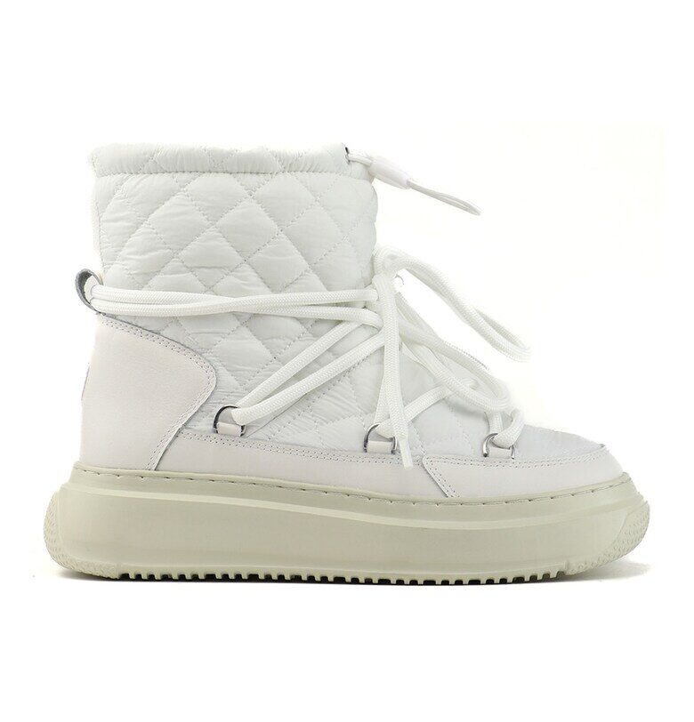 Зимни боти Gravita с лесно обуване - Бял Pajar