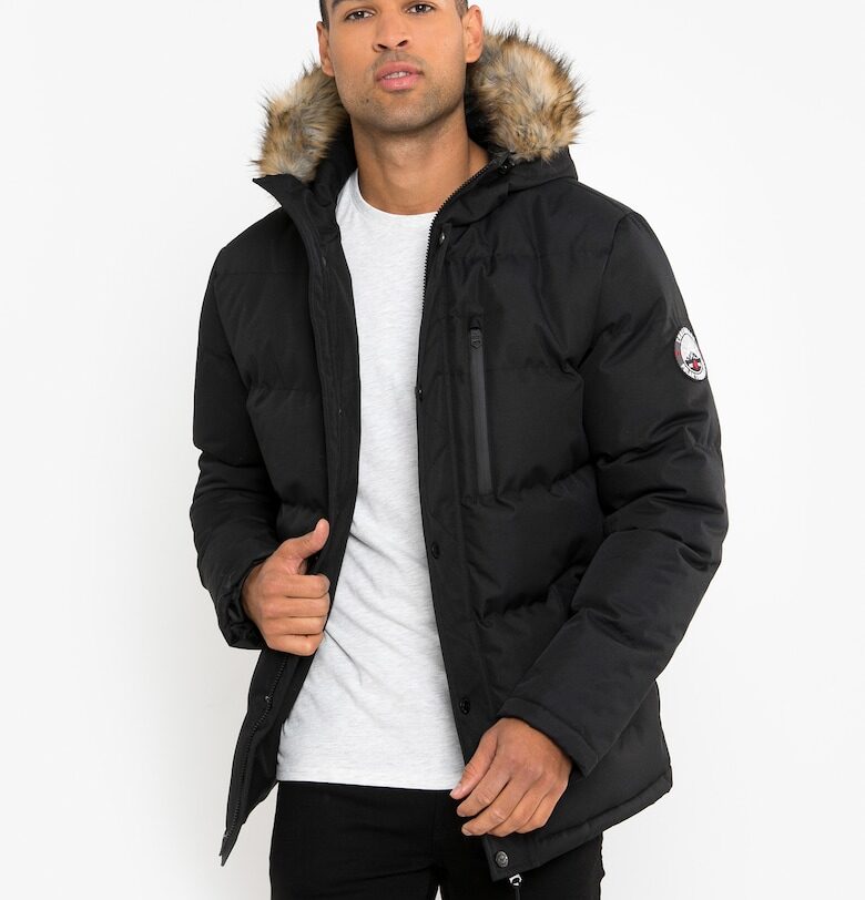 Зимно ватирано яке Arnwood Padded 8101 - Черен Threadbare