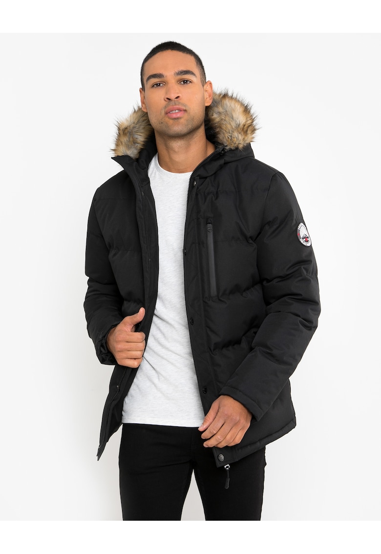 Зимно ватирано яке Arnwood Padded 8101 - Черен Threadbare