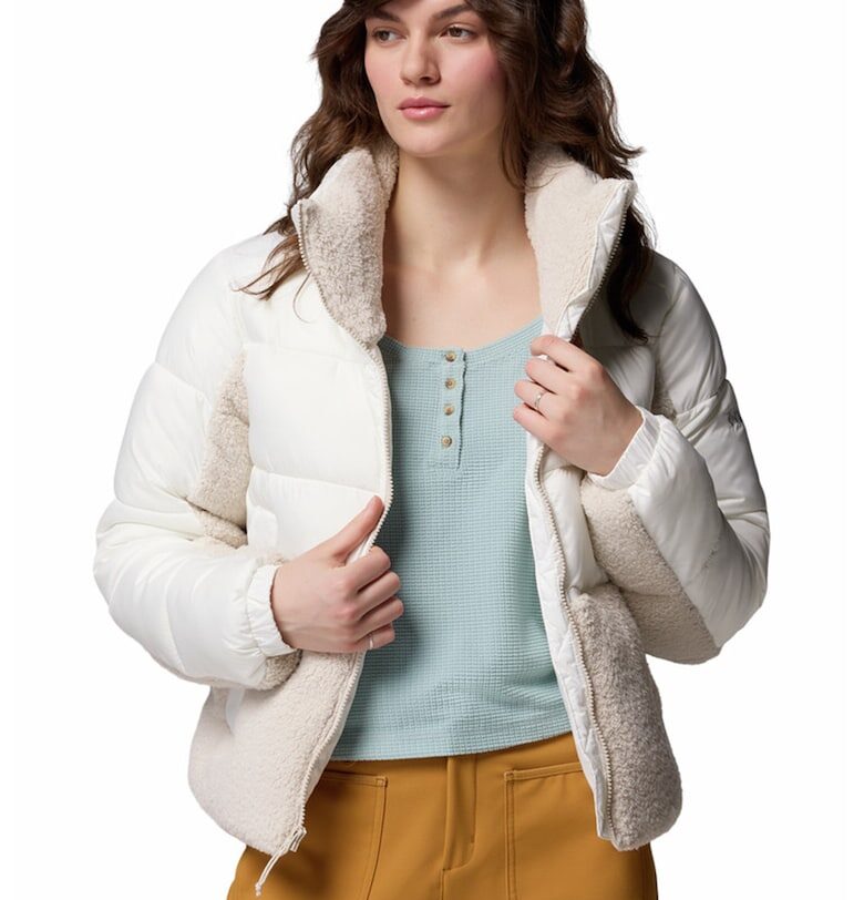 Зимно ватирано яке Leadbetter Point II - Мръснобял Columbia