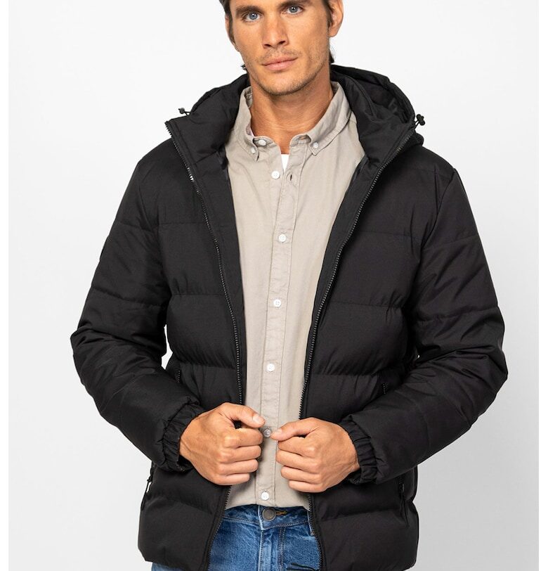 Зимно ватирано яке - Черен Heavy Tools