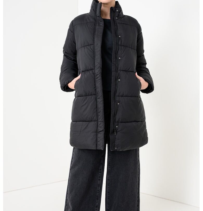 Зимно ватирано яке с яка - Черен Pepe Jeans London