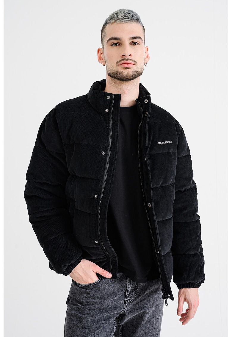 Зимно джинсово яке - Черен GUESS JEANS